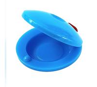 Nacchera, Portatile, Migliore Apprendimento Divertente Giocando a Nacchere con le Dita per il Palco (Azzurro)