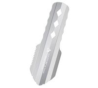 NACETURE Pala ultraleggera in alluminio, piccolo vasino multitool con manico più lungo, essenziale per escursioni, campeggio e borse di sopravvivenza (argento)