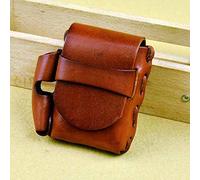 NACHEN Scatola Portasigarette PU Pelle con Accendino Custodia Porta Sigarette Custodia Protettiva,Color2,110 * 95 * 30MM