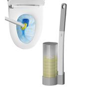 Nachfüllbare Toilettenbürste, Toilettenstab Kit, Nachfüllbare Toilettenpeelingreiniger Set, Badezimmerreinigungsmittel, Wechselnde Handheld -Wäsche Für Die Wartung Des Badezimmers