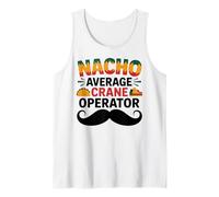 Nacho Average Crane Operator Sombrero Beard Cinco de Mayo Canotta