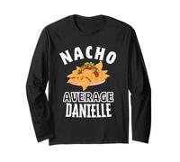 Nacho Average Danielle Cinco De Mayo Divertente Regalo Nachos Dani Maglia a Manica