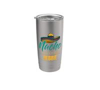 Nacho Average Debbie Nome Divertente Cibo Giochi di parole Donne Bicchiere termico in acciaio inox doppia parete