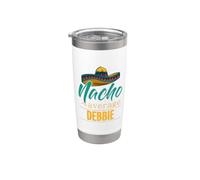 Nacho Average Debbie Nome Divertente Cibo Giochi di parole Donne Bicchiere termico in acciaio inox doppia parete
