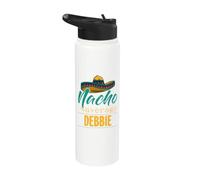 Nacho Average Debbie Nome Divertente Cibo Giochi di parole Donne Stainless Steel Insulated Water Bottle