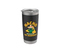 Nacho Average HR Manager Divertente Risorse Umane Scherzo Pun Fun Bicchiere termico in acciaio inox doppia parete