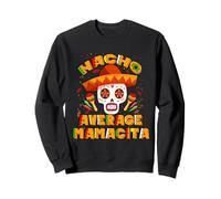 Nacho Average Mamacita Mexican Skull Cinco De Mayo Felpa