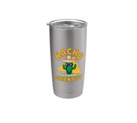 Nacho Average Scienziato Divertente Scienza Amante Joke Pun Citazione Bicchiere termico in acciaio inox doppia parete