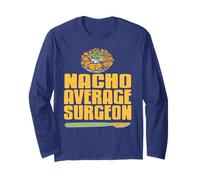Nacho Chirurgo Medio Divertente Gioco di Parole per Medici Maglia a Manica