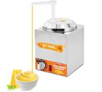 Nacho Formaggio Dispenser più Caldo, 5 Livelli Salsa di Formaggio più Caldo con 2 Pompe, Hot Fudge Dispenser più Caldo per Salsa Formaggio Caramello G-plastic pipe