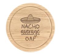 Nacho Media Oap Rotondo Tagliare Formaggio Tavola Del Mondo Migliore Nonna Nonno