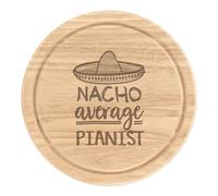 Nacho Media Pianista Rotondo Tagliare Tagliere per Formaggio World's Best Musica