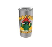 Nacho Media Pompiere Divertente Pompiere Donna Fuoco Gioco di parole Scherzo Bicchiere termico in acciaio inox doppia parete