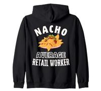 Nacho Media Retail Worker Divertente Cinco de Mayo Fun Nachos Felpa con Cappuccio