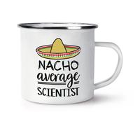 Nacho Media Scienziato Smalto Tazza Scherzo Divertente Migliore Awesome Scienza