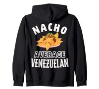 Nacho Media Venezuelano Orgoglio Venezuela Orgoglio Cinco de Mayo Felpa con Cappuccio