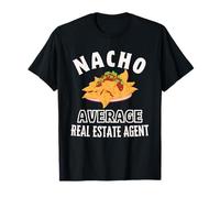 Nacho Medio Agente Immobiliare Divertente Cinco de Mayo Nachos Maglietta