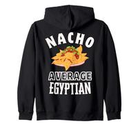 Nacho Medio Egiziano Orgoglioso Egitto Cultura Cinco de Mayo Felpa con Cappuccio