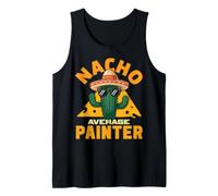 Nacho Medio Painter Divertente Dolore Scherzo Gioco di Parole Detto Citazione Canotta