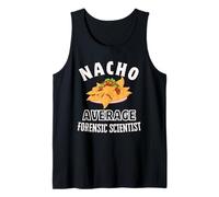 Nacho Medio Scienziato Forense Divertente Cinco de Mayo Nachos Canotta