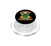 Nacho Medio Viaggio Infermiera Divertente Infermieristica Pun Scherzo Detto PopSockets PopGrip per MagSafe