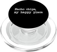 Nacho scheggia il mio posto felice Divertente Nacho Minimalista PopSockets PopGrip per MagSafe