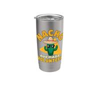 Nacho Volontariato Medio Divertente Volontariato Scherzo Gioco di parole Detto Bicchiere termico in acciaio inox doppia parete