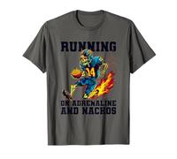 Nachos - Costume da Scheletro per Gli Amanti del Calcio e dell'adrenalina Maglietta