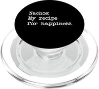 Nachos La mia ricetta per la felicità Divertente Nacho Minimalista PopSockets PopGrip per MagSafe