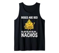 Nachos Stack Roses Are Red Poem Parodia Carino Kawaii Cartoon Canotta