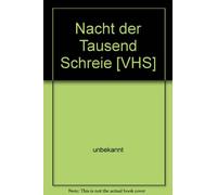 Nacht der Tausend Schreie [VHS]