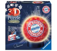 Nachtlicht FC Bayern München 3D Puzzle-Ball 72 Teile: Erlebe Puzzeln in der 3. Dimension!