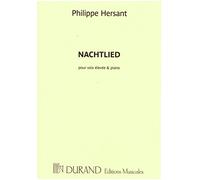 Nachtlied, Sur Un Poeme De Georg Trakl - SCORE