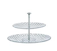 Nachtmann Bossa Nova, 78538, 23 cm e 32 cm, Porta Frutta in Vetro di Cristallo, Supporto per Cupcake, Lavabile in lavastoviglie, per Dessert e Frutta