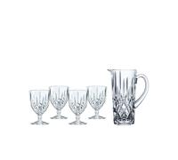 NACHTMANN Noblesse Brocca Caraffa 1L con 4 Calici 350ml Cristallo
