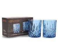 Nachtmann Set di 2 bicchieri da whisky, 295 ml, blu vintage, Noblesse, 104243, bicchiere in vetro di cristallo, bicchieri da whisky lavabili in lavastoviglie