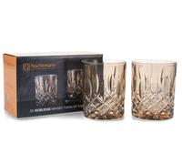 Nachtmann Noblesse - Set di 2 bicchieri da whisky Tobacco, in vetro, capacità circa ml