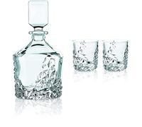 Nachtmann Set da whisky, 3 pezzi, decanter per whisky + bicchieri da whisky, 750/365 ml, Sculpture, 101984