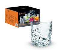 Nachtmann Set di 4 bicchieri da whisky, 356 ml, sculpture, 101968, cristallo trasparente