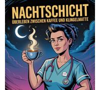 NACHTSCHICHT - Überleben zwischen Kaffee und Klingelmatte: Ein humorvolles Bilder- und Ausmalbuch für Pflegeprofis in der Nachtschicht, 24 Motive zum Ausmalen