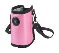 Nachukan Borsa scaldabiberon digitale con temperatura regolabile e temperatura costante per l'auto di casa (Rosa Rossa)