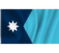 Nacilerto New Minnesota State Flag 0,9 x 1,5 m, in poliestere con doppia cucitura, bandiere MN con 2 occhielli in ottone. (0,9 x 1,5 m)