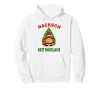 Nacksch Seit Nikolaus Divertente Natale Xmas Santa Design Felpa con Cappuccio