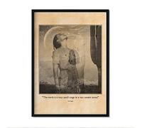 Nacnic Foglio Sabbia cosmica. Poster con illustrazioni di donne mistiche e spiritualità in stile vintage. Decorazione d'interni. Formato A4.