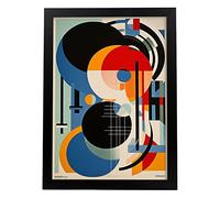 Nacnic manifesto bauhaus di herbert bayer Cornice nera A3