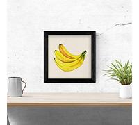 Nacnic Piazza poster potere di tre. frutta e verdura foglio quadrato, i disegni illustrati con il colore. 20x20