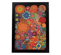 Nacnic poster di yayoi kusama Cornice nera A3