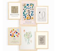 Nacnic ® - Set di 6 Poster Matisse e Klee - Stampe Decorative da Parete - Quadri Moderni per Soggiorno - Poster A3 e A4 - Senza Cornice