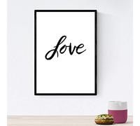 Nacnic Stampa messaggi vuoti felici e negro.Poster 'Amor' da incorniciare. formato A3 senza cornice