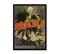Nacnic Vintage Poster Dracula. Fogli per decorazione d'interni con le immagini pubblicitarie d'epoca e antichi. Dipinti retrò arredamento. formato A3